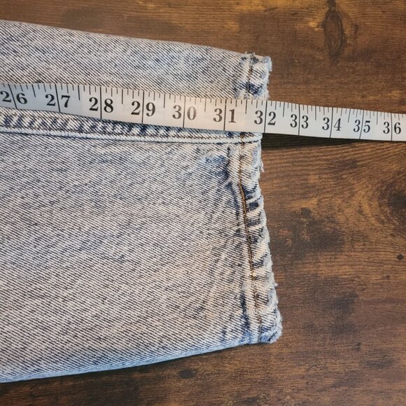 Vtg Levi's Jeans 550 Acid Wash Mens 40x32 Measures 38x32 USA 80's Relaxed - Picture 9 of 10